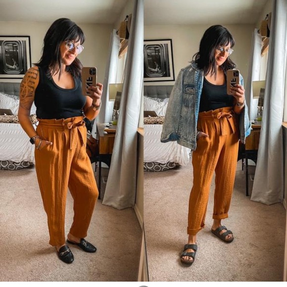 a new day Pants - Paperbag pants, M